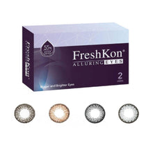 Load image into Gallery viewer, Freshkon Alluring Eyes Monthly Color Lenses 4 Colors available (2 lenses pack)
