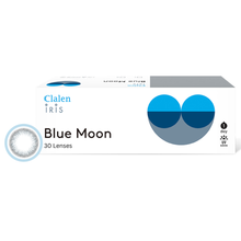 Load image into Gallery viewer, Clalen Iris One-day Color lenses Blue Moon (30 lenses pack)
