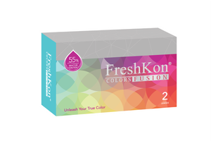 Freshkon Fusion Eyes Monthly Color Lenses 7 Colors available (2 lenses pack)