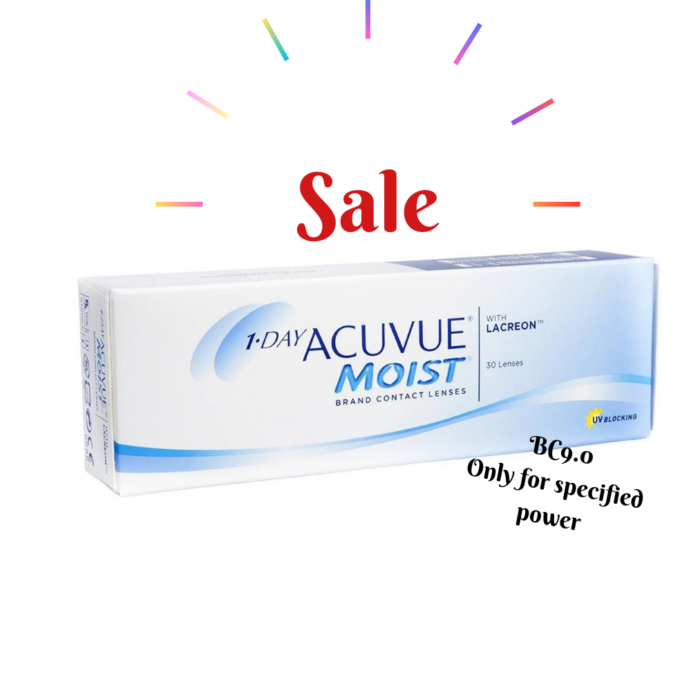 Acuvue Moist One-Day  (Clearance Sales)--BC9.0 Power -125